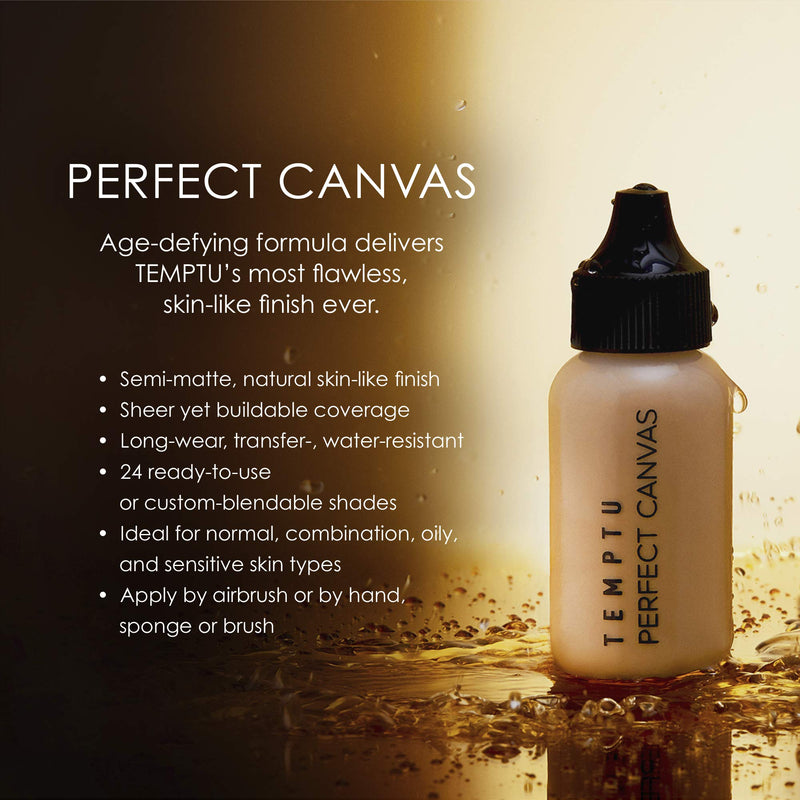 Temptu Perfect Canvas Hydra Lock Foundation, Bisque, 1 Fl Oz Temptu