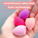 Real Techniques Mini Miracle Complexion Sponge Makeup Blender, Beauty Sponges, 4 Count Real Techniques