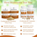 Real Mushrooms Cordyceps Mushroom Powder - Organic Cordyceps Powder Mushroom Energy and Wellness Support - Rich in Beta Glucans - Non-GMO, Vegan Supplement, 60 Servings Infinity Warehouse