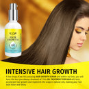Luv Me Care Hair Growth Oil with Caffeine and Biotin 2 Pack - Biotin hair growth serum for Stronger, Thicker, Longer Hair 1.7 oz Luv Me Care