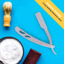 Equinox Professional Straight Edge Razor with 100 Single Derby Straight Razor Blades-Barber Straight Razor-Close Shaving Men's Manual Shaver-Disposable Straight Razor Blades-Staright Razor Kit Equinox International
