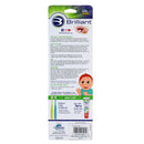 Brilliant Baby Toothbrush by Baby Buddy - for Ages 4-24 Months, Micro Bristles Clean All-Around Mouth, Kids Love Them, Yellow, 3 Count,03573Y Brilliant