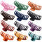 12 PCS Big Hair Claw Clips , Trendcy Colors,Matte Non-slip Material ,Strong Hold Hair For Women And Girls,Suitable For Thin Or Thick Hair,Fashion Hair Accessories,4.3 inch (4.3 inch) HQ-SITE