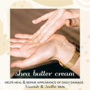 Mother's Shea by Eu'Genia Shea Butter (Vanilla, 6 Oz Tin) 100% Pure Raw Unrefined African Shea - Organic, Sustainably-Sourced Ingredients - Natural Skin & Hair Care Mother's Shea