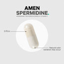 Amen Spermidine Supplement - Spermidine Trihydrochloride Pills with Vitamin C Ascorbic Acid - Only 1 Capsule Per Serving - Vegan, Non-GMO, Gluten-Free - 30 Capsules Infinity Warehouse