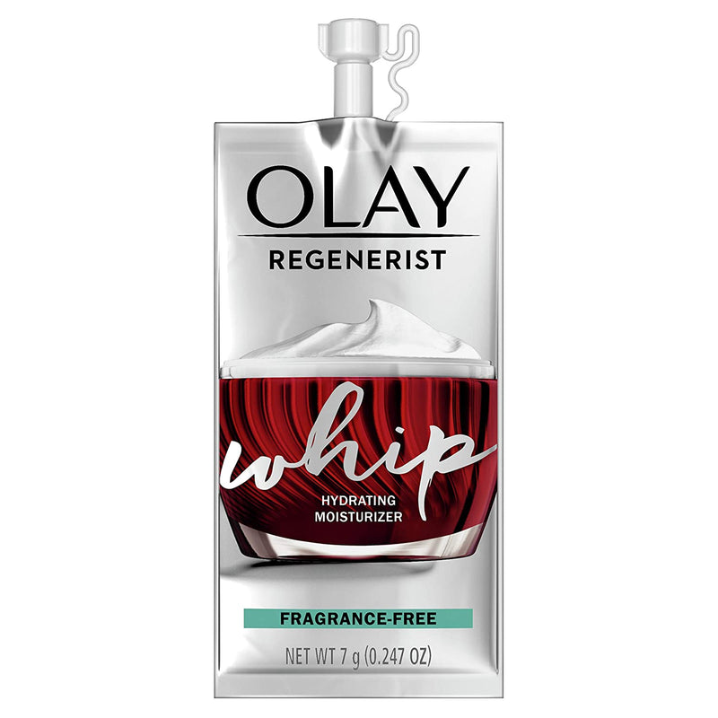 Olay Regenerist Whip Face Moisturizer with Sunscreen SPF 25, 1.7 oz + Whip Face Moisturizer Travel/Trial Size Gift Set Olay