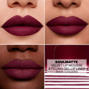 MORPHE Soulmatte Lip Duo - Lip Liner (0.007 oz) & Matte Lipstick (0.13 fl oz) with Vitamin E & Nourishing Oils for Bold, Long-Wear Color & Definition - Compatible Infinity Warehouse