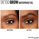 Maybelline TattooStudio Waterproof Eyebrow Gel Makeup, Medium Brown, 0.23 Fl Oz (Pack of 1) Maybelline New York