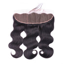 ALLRUN Body Wave With Frontal Closure 13X4 Ear To Ear Lace Frontal With Bundles Unprocessed Brazilian Virgin Human Hair 3 Bundles Body Wave With Frontal (18 20 22+16 Inch) ALLRUN Store
