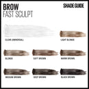 Maybelline Brow Fast Sculpt, Shapes Eyebrows, Eyebrow Mascara Makeup, Black Brown, 0.09 Fl. Oz. Maybelline New York