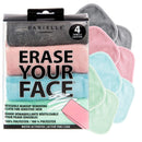 ERASE YOUR FACE Make-up Removing Cloths, By Danielle Enterprises, Pastel, 4 Count ERASE YOUR FACE Store