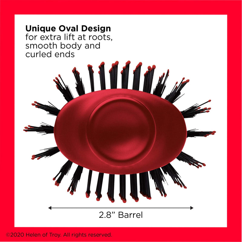 REVLON One-Step Volumizer Original 1.0 Hair Dryer and Hot Air Brush, Red REVLON