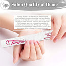 Tammy Taylor Peel N Stick Zebra 100 Grit Professional, Washable Nail Files and Emery Board for a Long Lasting Smooth Manicure/Pedicure Finish (25 pcs) Tammy Taylor Store