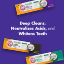 Arm & Hammer Essentials Whiten & Strengthen Fluoride Toothpaste, 100% Natural Baking Soda, Fresh Mint, 4.3 Oz (Pack of 4) Arm & Hammer