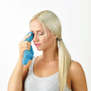 Miracle Face Erase 2 Pack Makeup Remover Face Cloths, Chemical-free, Microfiber, 6 Hair Ties (2 Count, Sapphire) miracle FACE ERASE