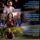 Magnesium Glycinate 1500mg with Ashwagandha 300mg + Vitamin D3 10,000 IU & K2 (MK-7) 200mcg – Stress Relief, Calm Mood & Bone Support – High Absorption Vegan Capsules – Non-GMO Infinity Warehouse