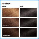 Revlon Total Color Permanent Hair Color, Clean and Vegan, 100% Gray Coverage Hair Dye, 10 Black, 3.5 oz REVLON Store