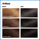 Revlon Total Color Permanent Hair Color, Clean and Vegan, 100% Gray Coverage Hair Dye, 10 Black, 3.5 oz REVLON