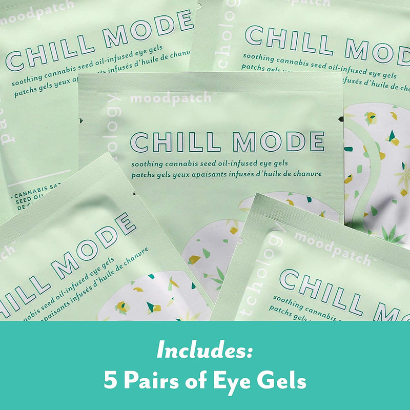 Patchology Chill Mode Hydrating Under Eye Patches - Under Eye Mask For Dark Circles and Puffy Eyes Care, Treatment & Moisturizer - Eye Bags, Puffiness & Wrinkles Reducer (5 Pairs) Patchology