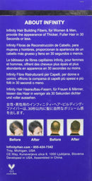 Infinity Hair Fiber - Hair Loss Concealer - Hair Thickening Fiber for Men & Women - Black, 15g Infinity