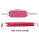 EvridWear Exfoliating Back Scrubber with Handles two sides for Body Shower Deep Cleans Skin Massages Invigorating Blood Circulation Men Women One Size (Back Scrubber Pink) Evridwear Store