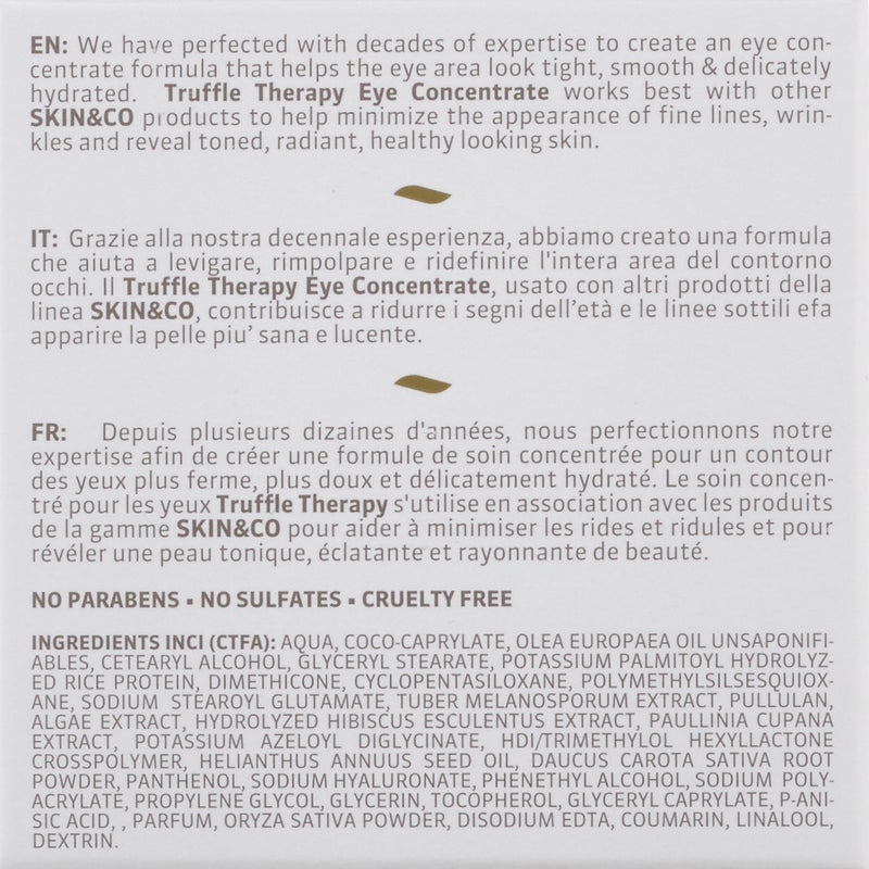 SKIN&CO Roma Truffle Therapy Eye Concentrate SKIN&CO Roma