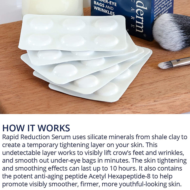 Plexaderm Rapid Reduction Serum - New Single Use Pods - Age-Defying Eye Treatment - Reduce the Look of Under-Eye Bags & Wrinkles, Diminish the Appearance of Dark Circles, Fine Lines & Crow’s Feet Plexaderm