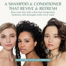 Peppermint Shampoo and Conditioner with Castor Oil & Biotin, Soothes Dry, Itchy Scalp, Strengthens Hair, Reduces Thinning & Hair Loss, Promotes Growth, Adds Volume, Sulfate-Free, 16 fl oz Each Infinity Warehouse