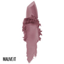 Maybelline Color Sensational Lipstick, Lip Makeup, Matte Finish, Hydrating Lipstick, Nude, Pink, Red, Plum Lip Color, Mauve It, 0.15 oz; (Packaging May Vary) Maybelline New York