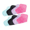 ERASE YOUR FACE Erase Your Face Make Up Removing Cloths, black, blue, pink, purple, 2 pack (count of 8) ERASE YOUR FACE