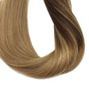 GOO GOO Tape in Hair Extensions Human Hair 24 Inch Ombre Chocolate Brown to Dirty Blonde Tape in Human Hair Extensions 20pcs 50g Remy Human Hair Extensions for Women GOO GOO Store