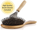 Boar Bristle Hair Brush Set for Women & Men - Wooden Comb & Detangling Hair Brushes for Women Long, Thick, Thin, Fine, Curly & Tangled - Natural Detangler Hairbrush & Comb Stocking Stuffers Gift set Ineffable Care