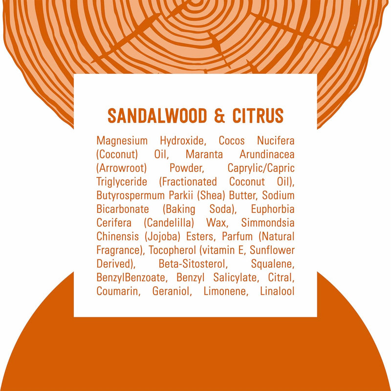 Schmidt's Aluminum-Free Vegan Deodorant Sandalwood & Citrus 4 Count for Women and Men, with 24 Hour Odor Protection, Natural Ingredients, Cruelty-Free, 2.65 oz Infinity Warehouse