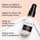 Averr Aglow Clear Skin Elixir, Face Mask Prevent Breakouts, Clear Acne & Oily Skin, Fade Scars Marks, Natural Skincare Solution, Reducer & Pores Cleanser Treatment, Natural Younger Looking Skin Averr Aglow Store