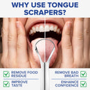 Dental Probiotics & Tongue Scraper – Bad Breath Treatment for Adults – Oral Probiotics for Teeth and Gums – Supports Fresh Breath – 60 Chewable Tablets Infinity Warehouse