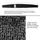 GEX Wig Grip Band Adjustable Wig Comfort Band with Adjustable Hook and Loop Fastener Non Slip Breathable Thin Head Hair Band to Keep Wig Secured and Prevent Headaches (Black) gexworldwide