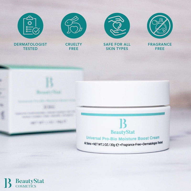 The BeautyStat Power Couple - Universal C Skin Refiner + Universal Pro-Bio Moisture Boost Cream BeautyStat