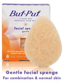 Buf-Puf Gentle Facial Sponge, Dermatologist Developed, Removes Deep Down Dirt & Makeup Causes Breakouts and Blackheads, Reusable, Exfoliating, 1 Count Buf-Puf