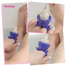 tweexy Wearable Nail Polish Holder Ring, Fingernail Polishing Tool, Manicure and Pedicure Accessories (Star Spangled) tweexy Store