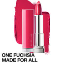 Maybelline New York Color Sensational Made for All Lipstick, Fuchsia For Me, Satin Pink Lipstick Maybelline New York