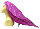Annie - Ms. Remi Premium Adjustable and Foldable Braid Shower Cap with Drying Loop (Pink, 25" x 18.5") Annie Store