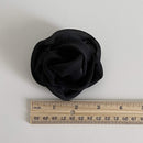 Shimmering Rose Shape Bow Barrette | Hair Clip (Black) ANYA accessories