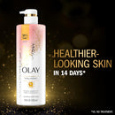 Olay Cleansing & Moisturizing Womens Body Wash 4ct with Vitamin B3 and Hyaluronic Acid 26 fl oz (Pack of 4) Infinity Warehouse