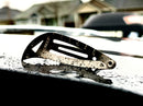 Tactical Hair Clips, 4 Pack - Multitool Snap Barrettes - Stainless Steel Multi-Functional Keychain Multi Tool - Box Cutter, Serrated Edge, Raptor Claw - Kippah clips Tacticlip