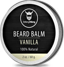 Vanilla Beard Balm - Styles, Strengthens & Softens Beards and Mustaches - 100% Natural Beard Conditioner with Organic Shea Butter, Tea Tree, Argan & Jojoba Oils with Vanilla Scent by Striking Viking Striking Viking Store