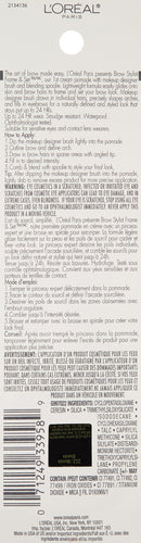 L'Oreal Paris Brow Stylist Frame and Set, Blonde, 0.08 oz. L'Oréal Paris