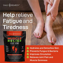 Muscle Relief Foot Soak with Epsom Salt, Made in USA, Soothe Foot Aches, Muscle Pain, Joint Soreness, Tired Feet, Softens Calluses and Helps Athletes Foot 1lbs DAILY REMEDY