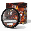 Solid Cologne Men's Gentlemen's Bourbon Scent, Wax Bourbon Cologne for men, Solid Perfume with Bourbon Scent for men (1 Ounce, Gentlemen's Bourbon Mens Cologne Balm) Infinity Warehouse