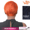 it's a Wig! - Full Wig Short Pixie Hair Cut Style with Heat Resistant Synthetic Wig - SIMONE (BLUE BLACK) it's a wig!