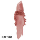 Maybelline Color Sensational Lipstick, Lip Makeup, Matte Finish, Hydrating Lipstick, Nude, Pink, Red, Plum Lip Color, Honey Pink, 0.15 oz; (Packaging May Vary) Maybelline New York